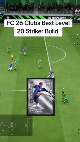 (Comments For Stats) FC 26 Clubs Best Level 20 Striker Build  #fc26 #proclubs #clubs #football #Soccer 