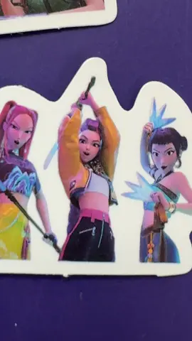 K-pop demon hunter stickers 😎 #kpopdemonhunters #kpopdemonhunter #kpop #demonhunter #LELR 