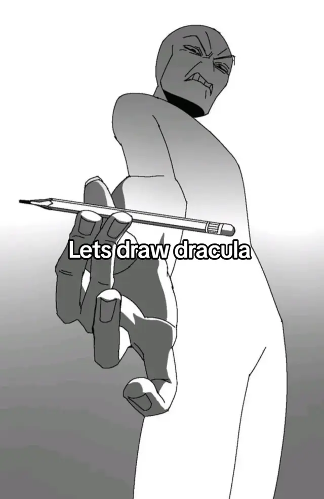 Drawing Dracula #dracula #draw #drawing #art #fyp 