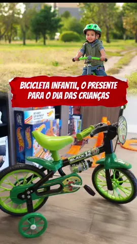 A primeira bicicleta é o único  presente que uma criança nunca esquece 🚲🧒 não perde tempo e já garanta a do seu filho (a) para que chegue a tempo na sua casa 🏡 ✅ #presentediadascrianças #bicicletainfantil #diadascrianças #presente #criança 