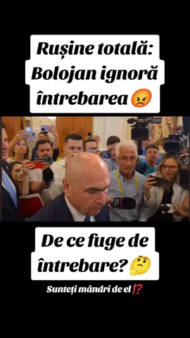 Întrebarea e simplă: când îți dai demisia? Dar răspunsul lipsește mereu… Voi ce credeți, tace de frică sau din aroganță? #fyp #stiri #romania #bolojan #viral 