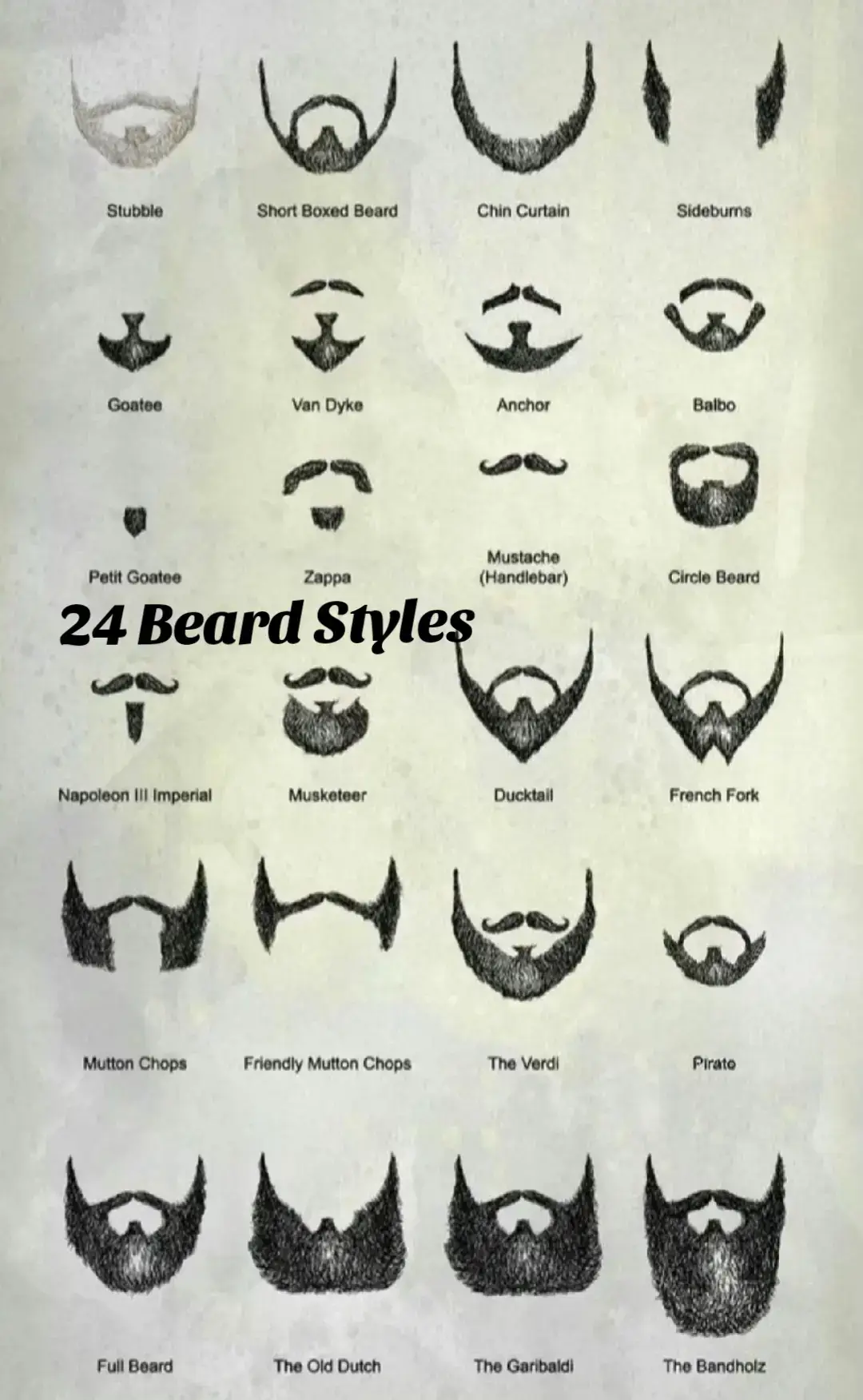 24 Beard Styles #beardstyles 