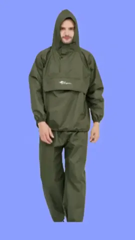 Jaket Jas Hujan Pria Setelan Mantel Saku Kangaroo Raincoat Premium Full Seal