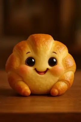 Morning exercise with a croissant🌞 #cute #shorts #funny #animation #videoviral 