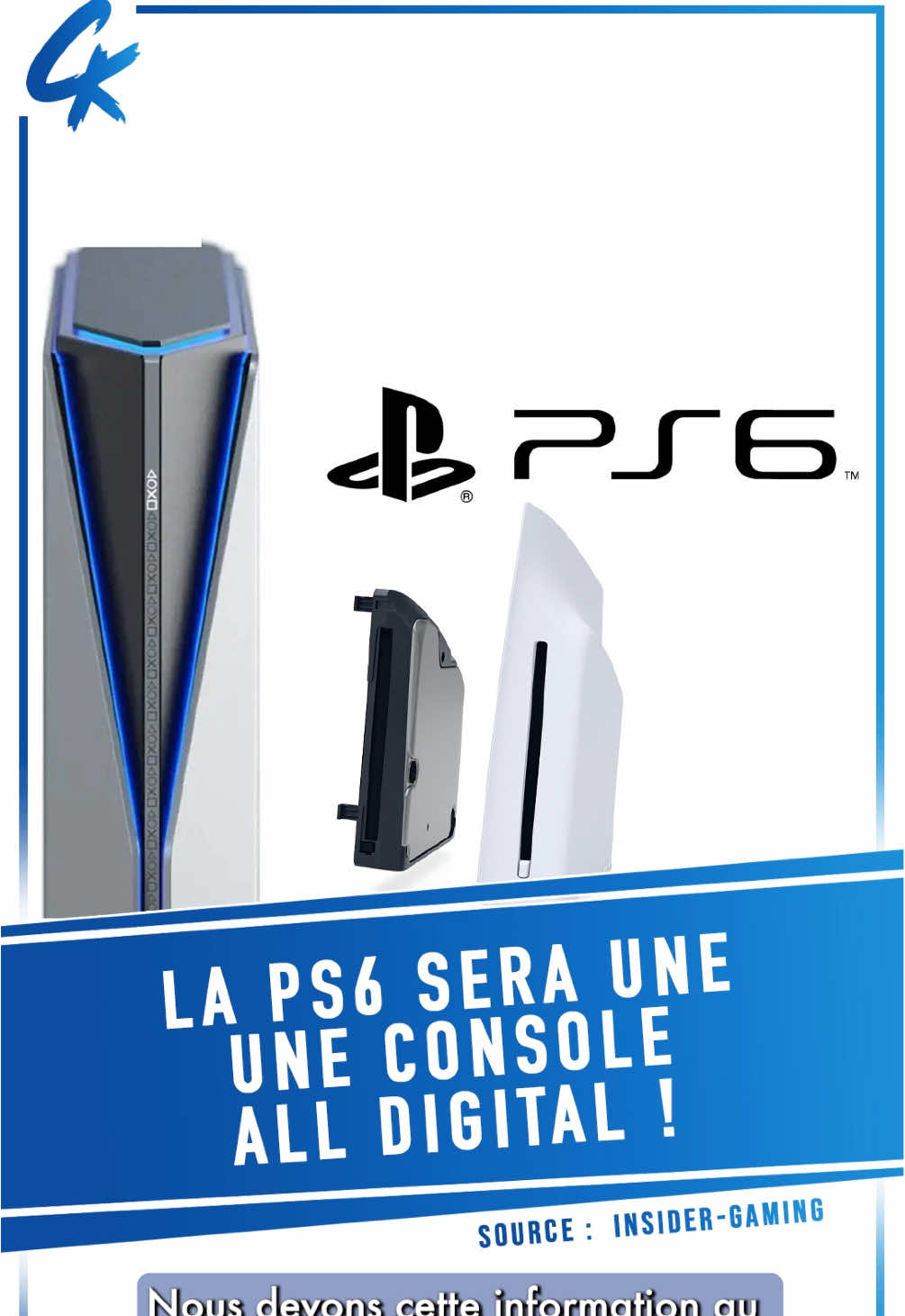 La #PS6 devrait être une console All Digital ! #PlayStation6 #PS5 #PlayStation #PlayStation5 