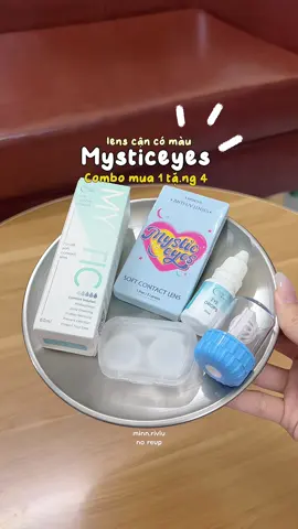Lens xinh mà mua hời lắm 🙆‍♀️💫 #kinhaptrong #lenscan #mysticeyes #minnriviu #review 