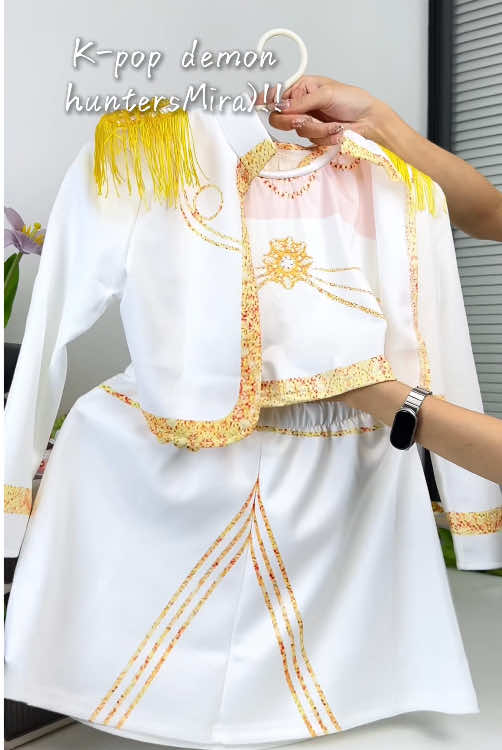Mira’s costumes are so pretty! I want to wear them on my kids right away🥰💎#kpopdemonhunters #childrenhairstyle #rumi#cute#foryou
