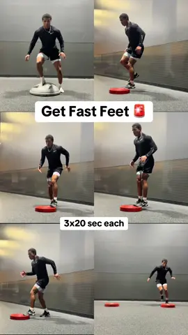 Fast feet = Faster athlete 👣 Try these 6 drills to develop serious speed 💪 ✅ IG: stay.hybrid_mit #stayhybrid #getfaster #speed #quickness #fastfeet 