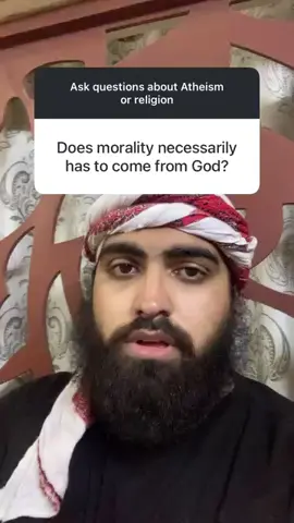 Morality only comes from God? #objective  #subjective #morality #ethics #islam 
