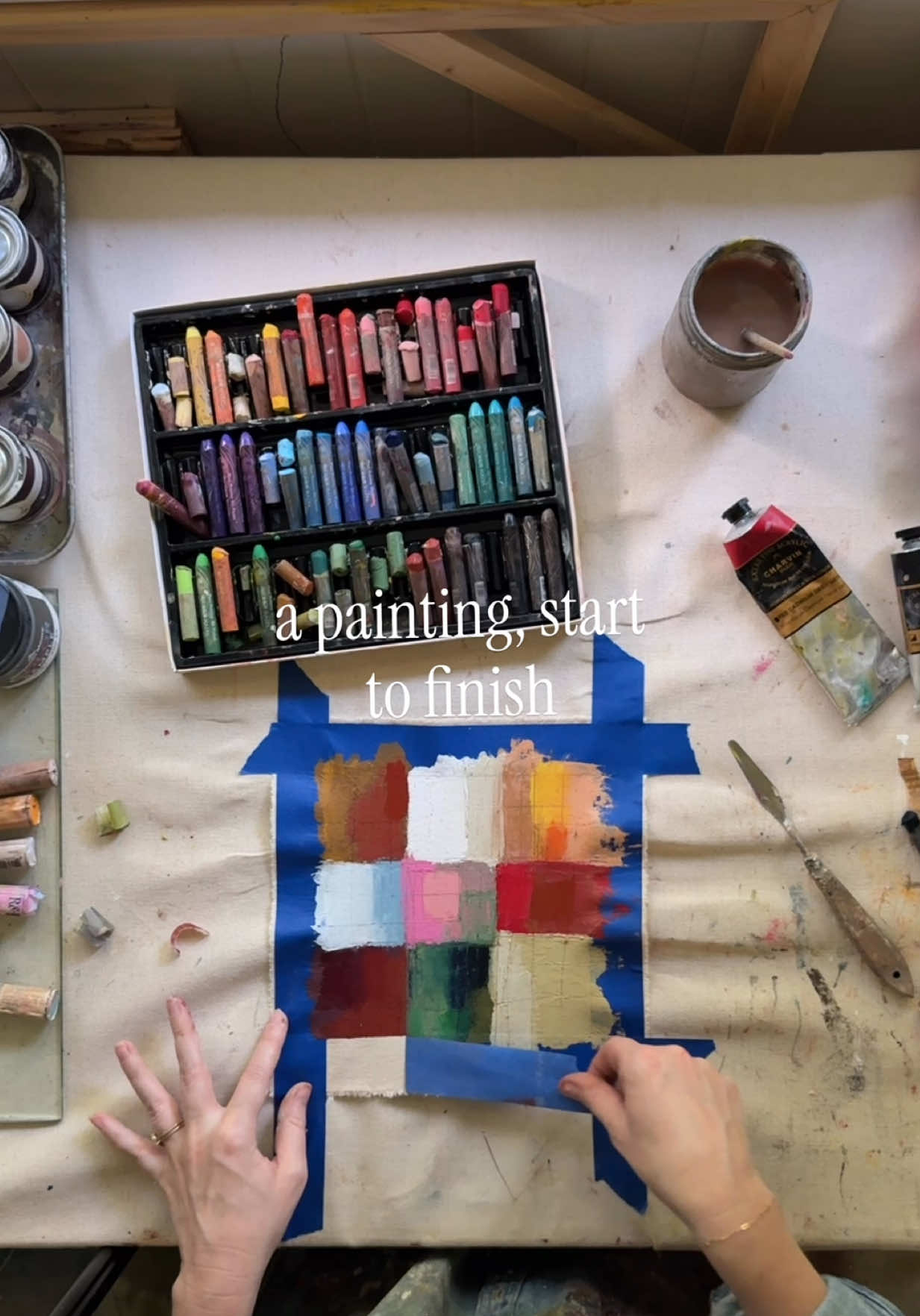 The september studies project continues! I’m learning so much from painting these each day. It really grounds my studio practice in such a meditative way.  Each piece is available to purchase for $150 including framing (in a gorgeous solid walnut frame).  Reach out if you’d like to be on the email list for the next drop!  Follow along here for daily painting videos 💌 • • • • • • #artistsoftiktok #abstractart #artist 