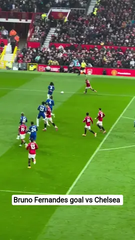 Bruno Fernandes goal today Manchester United vs Chelsea. #brunofernandes #chelsea #manutd #football #PremierLeague 