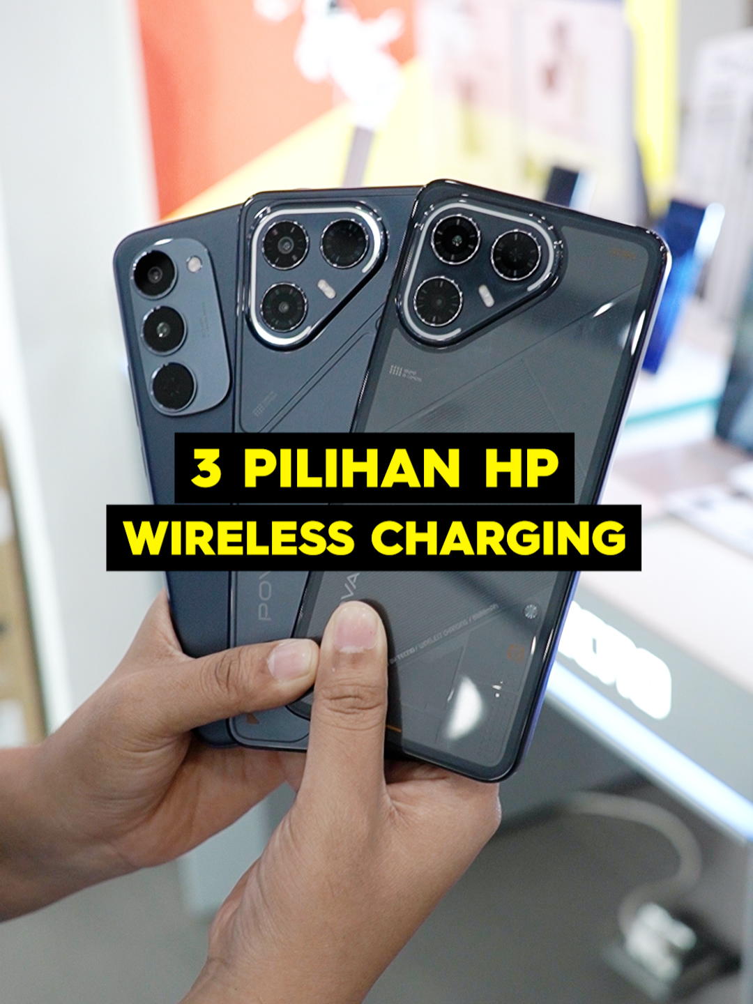 Ini nih 3 pilihan hp TECNO yang bisa wireless charging, kalian pilih yang mana gais?? #TECNOSumatra #TECNOIndonesia