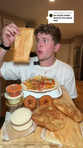 Replying to @griewrt Hopefully I ate this correctly😩 #mukbang #indianfood #foodreview #asmr #thefoodguy 