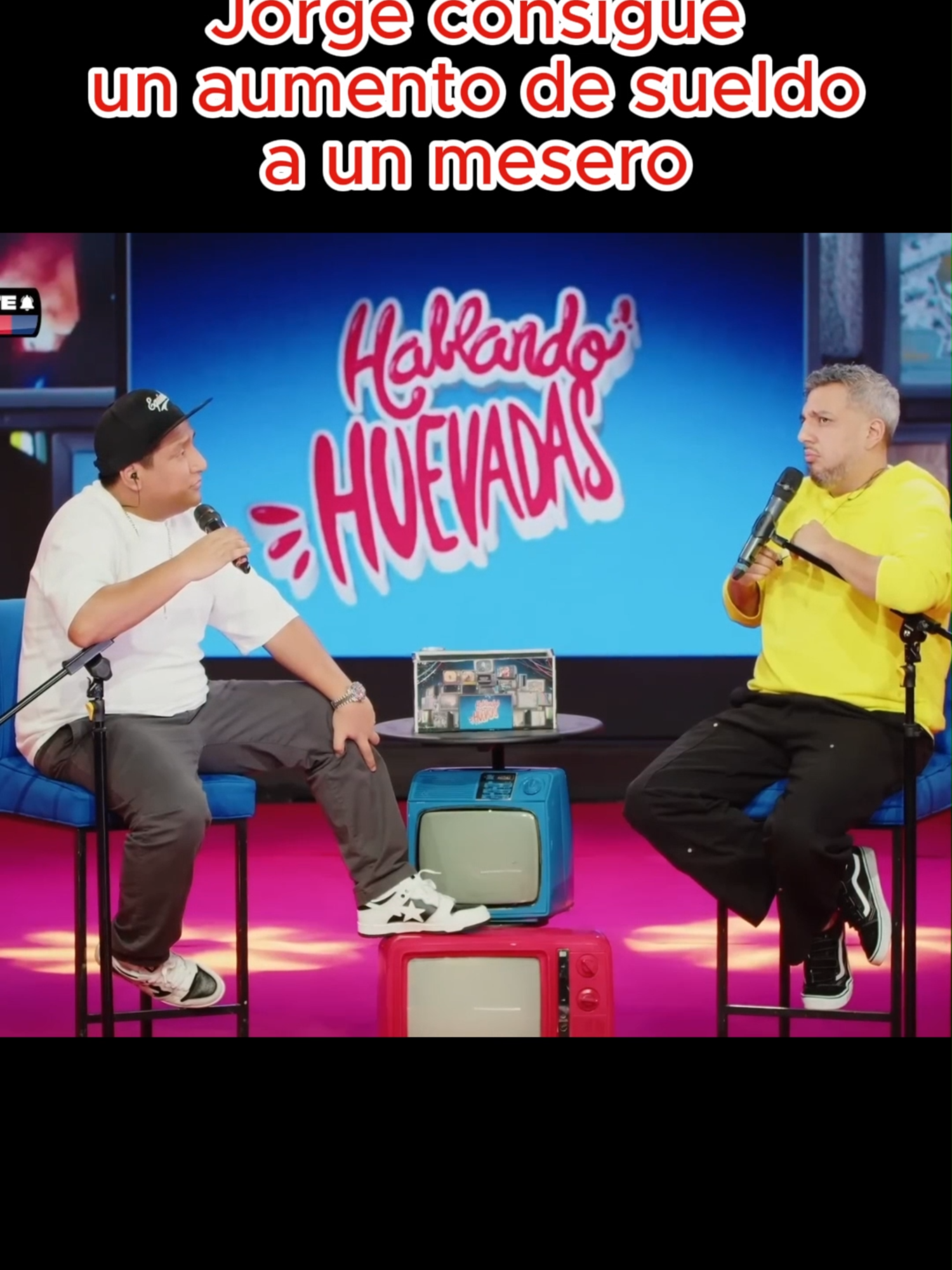 Jorge consigue un aumento de sueldo a un mesero #hablandohuevadas