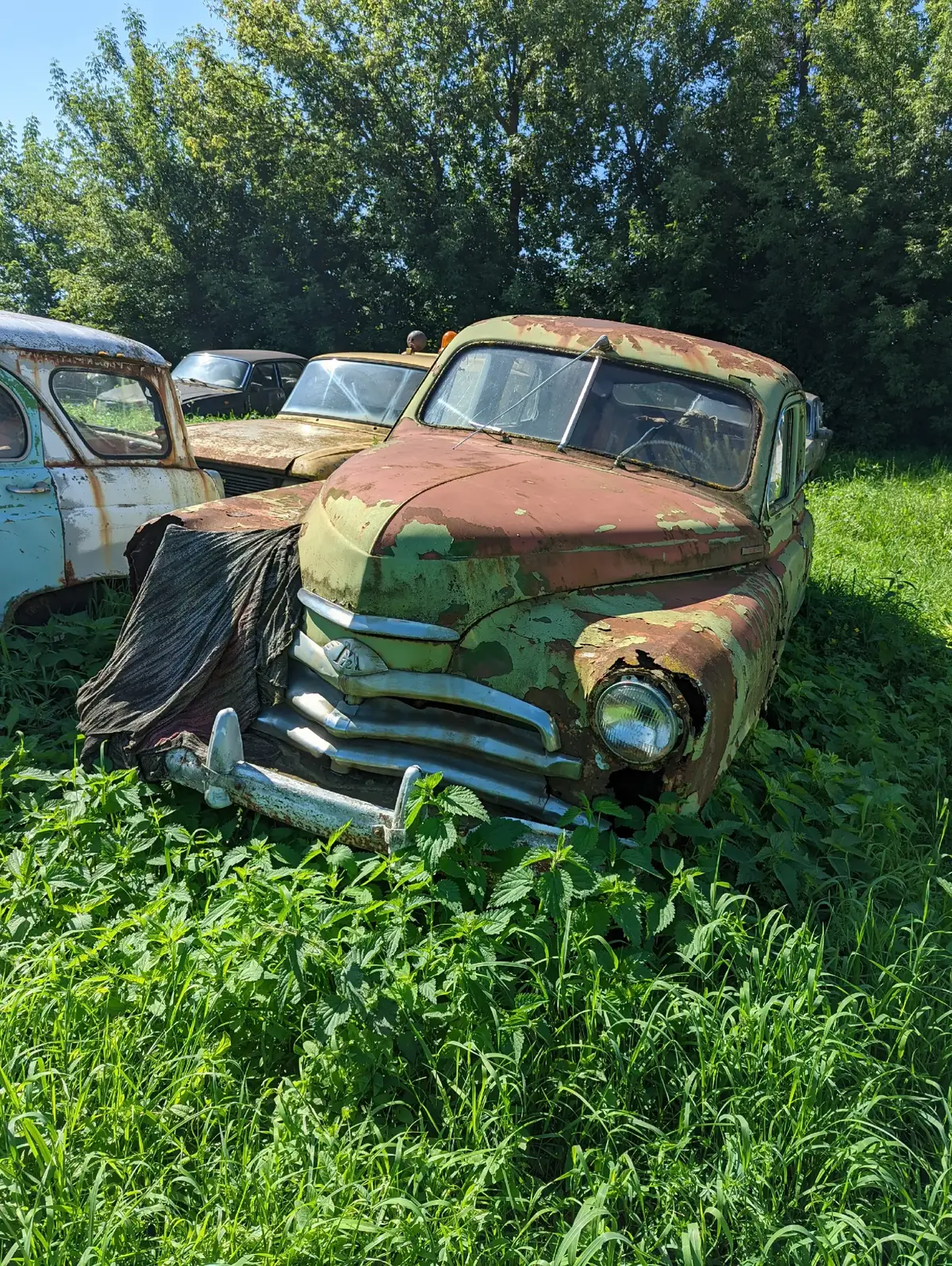 М-72 — советский полноприводный легковой автомобиль, серийно выпускавшийся Горьковским автомобильным заводом с 1955 по 1958 год. Агрегатная база — автомобили М-20 «Победа» и ГАЗ-69. Всего было выпущено 4677 экземпляров. Согласно общепринятому определению ГАЗ М-72 следует считать первым кроссовером в мире[1].#газ   #горьковскийзавод #победа #absndonedcars #recommendations #russia #машина #автоссср #рекомендации #рек #fypシ #fyr 