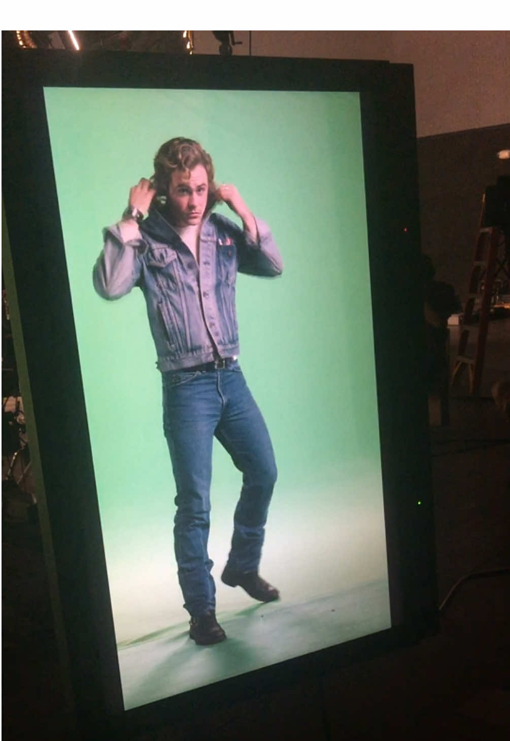 Billy from 2017. The curls gave Dacre the bad boy edge, his hair wasn’t style - it was attitude! #hindsgaulhair #strangerthings #dacremontgomery #billyhargrove #bts 