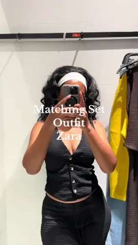 Casual Matching Set Outfit | @ZARA  Linked in LTK 🖤 #chicoutfits #matchingset #zarafinds #zaraoutfit 