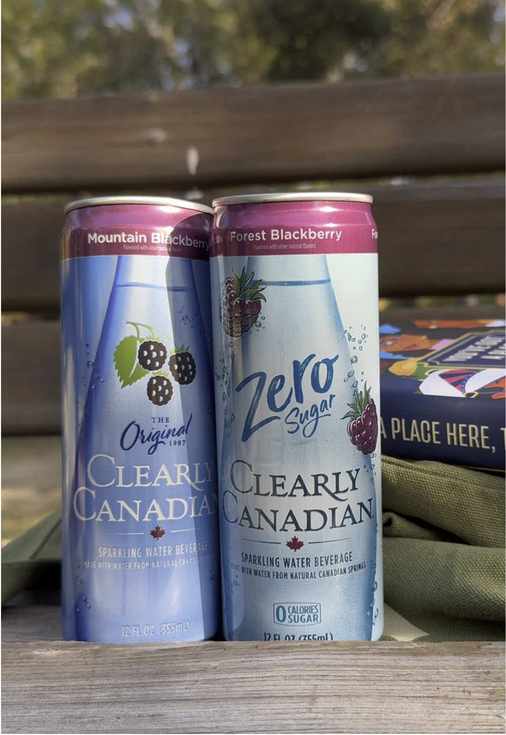 this september, i’m all about finding good outdoor reading spots and bringing along a bold, crisp, drink! 📚🍂🌳  forest blackberry by @ClearlyCanadian is my go-to right now and not only is it available in a can, it’s zero sugar too! 💦  find clearly canadian in-stores or at clearlycanadian.com  #ClearlyCanadianAmbassador #ClearlyCanadian  #Ad