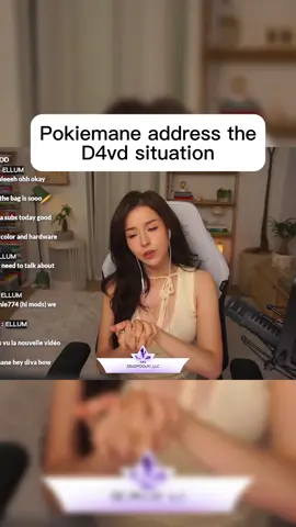 Pokimane address the D4vd situation #pokimaneclips #d4vd 