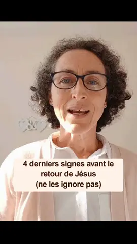 4 derniers signes avant le retour de Jésus (ne les ignore pas) #Bible #Jésus #tiktokchretien #Dieu #foi