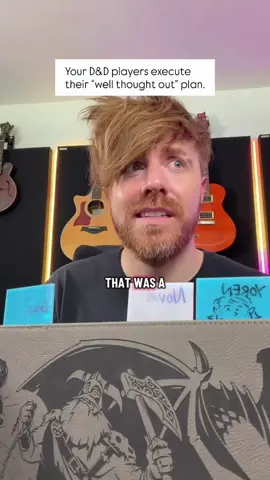 What was your riskiest D&D plan? I write music for and about tabletop RPGs. Support my musical creations 🔗 in bio! #dungeonmaster #dmscreen #dungeonmasterlife #dndmeme #dndplayer