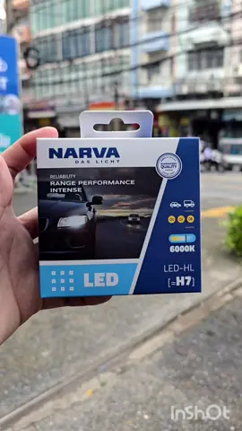 #หลอดไฟหน้า #NARVA #LED แสงขาวสว่างชัด มองถนนกลางคืนคือมั่นใจสุดๆ 
