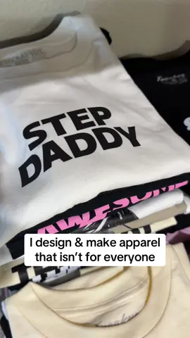 I design and make apparel that isn’t for everyone but I think they’re funny. #fyp #inappropiate #funnytome 
