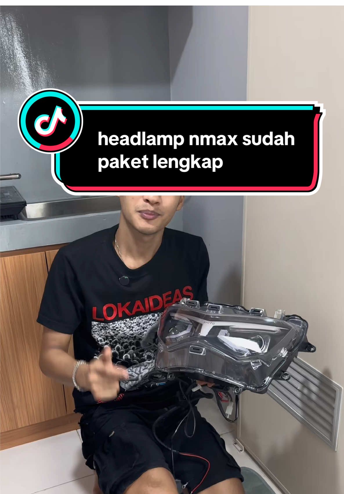 headlamp nmax sudah paket lengkap, yuk cek keranjang kuning nya #headlamp #headlampnmax #headlampnmaxnew 