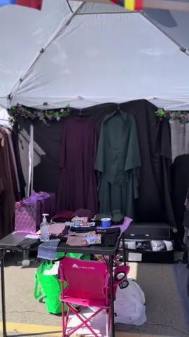 We are here!! @ISNA Canada’s CultureFest in mississauga. #abaya #jilbab #skirt #muslimah 