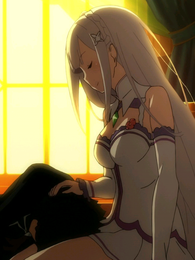 Belated birthday gift <3 #emiliarezero #subarunatsuki #rezerostartinglifeinanotherworld #rezero #rezerokarahajimeruisekaiseikatsu 