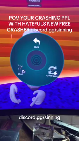 #vrchat #vrchatcrasher #vrchatcrasheravatar #freevrchatcrasher #viral discord.gg/sinning