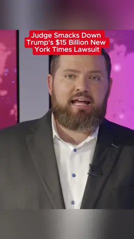 Judge Smacks Down Trump's $15 Billion New York Times Lawsuit #news #trump 