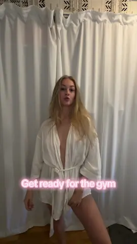 One girl ready to get sweaty🥵 #gym #of #grwm #grwmgym #workout 
