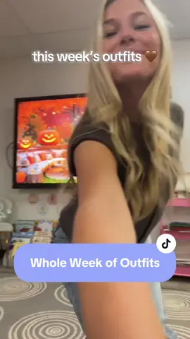 5 days, 5 outfits!!🤎🍂 #OutfitsOfTheWeek 