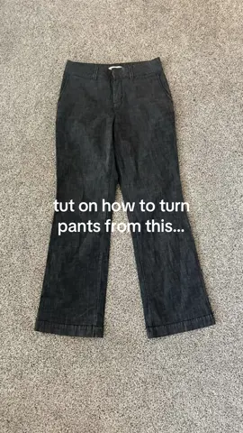 low rise pants tutorial | they so cute :P #fyp #kk4ll1 #thrifting #sewingtutorial #lowrise 