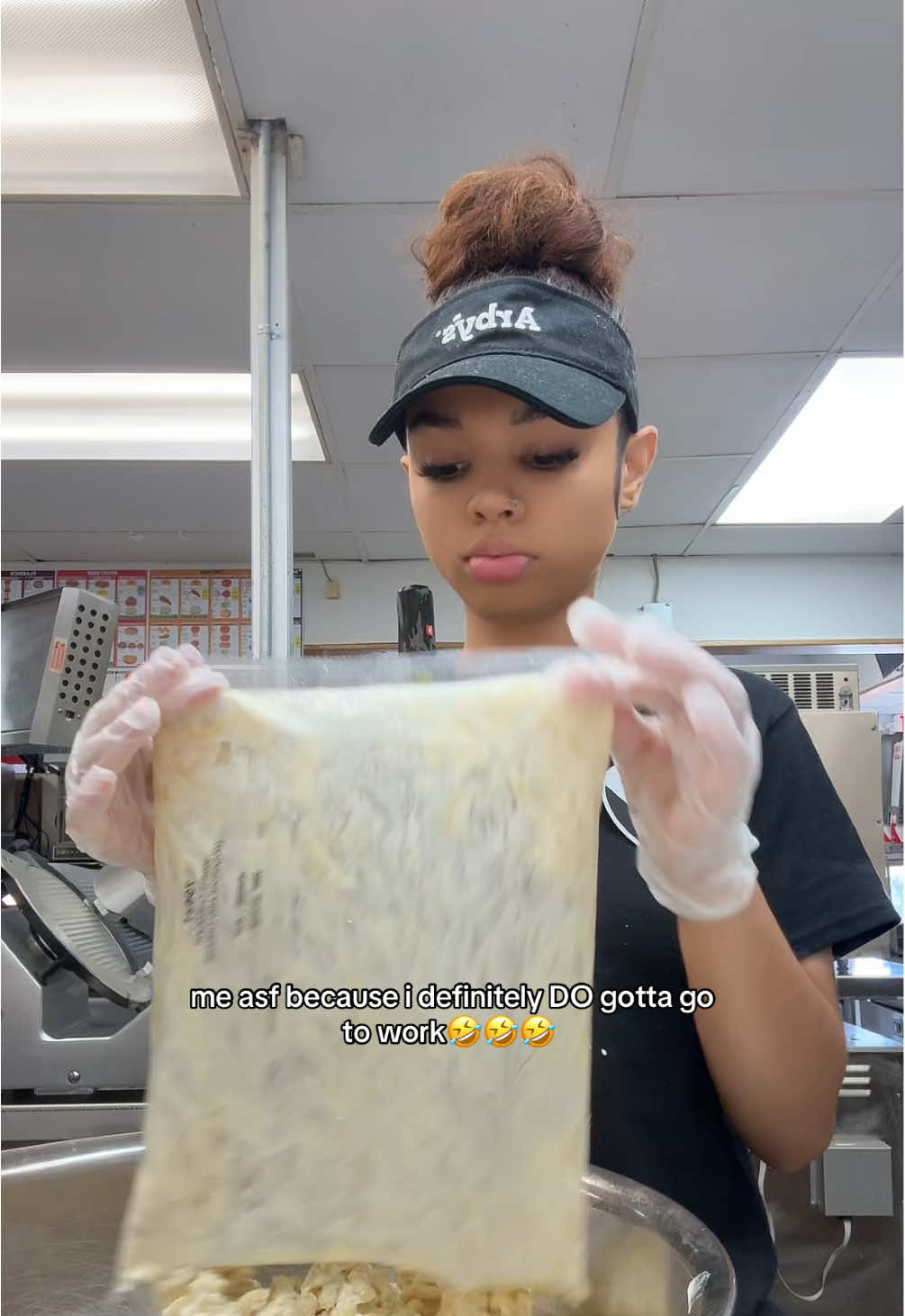 mind you it was 9 in the morning 😒😭 #fyp #trend #fypシ #work #arbys 