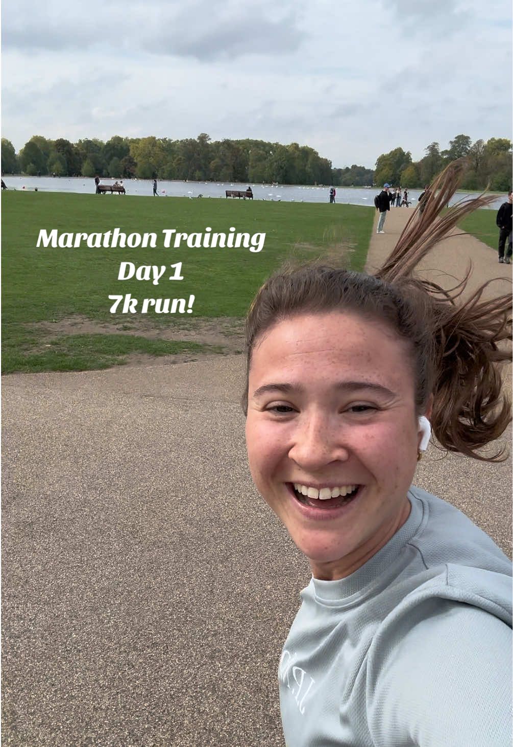 Marathon Training Day 1 - come with me on a 7k run 🏃‍♀️ #marathon #training #Running 