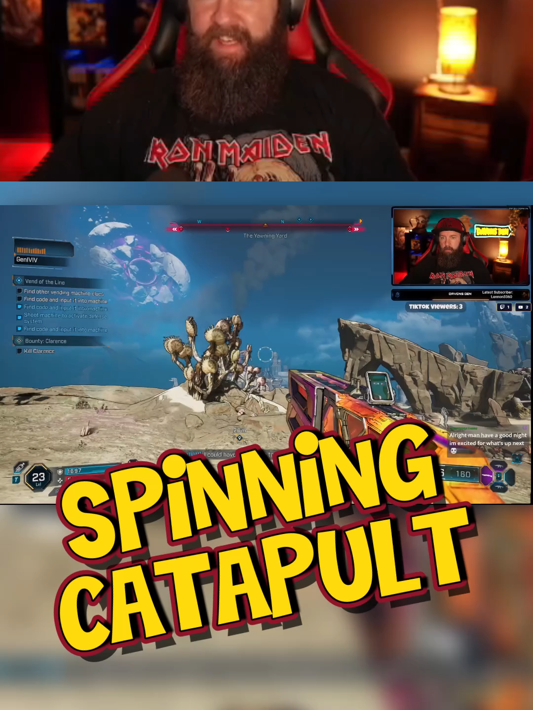 Spinning Catapult NPC #borderlands4#funnyvideoclips #borderlands4clips #funnygamingclip #gaming