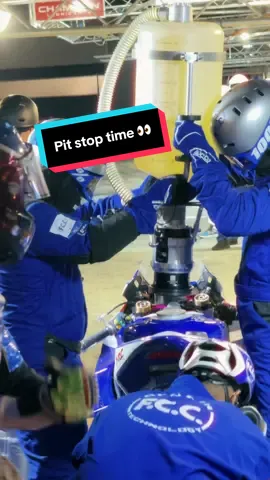 Quick pit stops are crucial to retain the narrow lead for F.C.C TSR Honda France 👀 #FIMEWC #BoldOr 