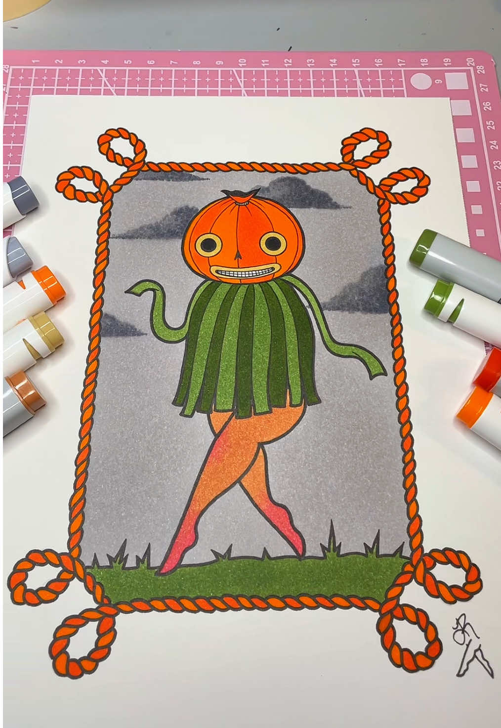 A little #overthegardenwall pinup as we embrace fall 🍂 #autumn #LanguageLearning #fall #pinup 