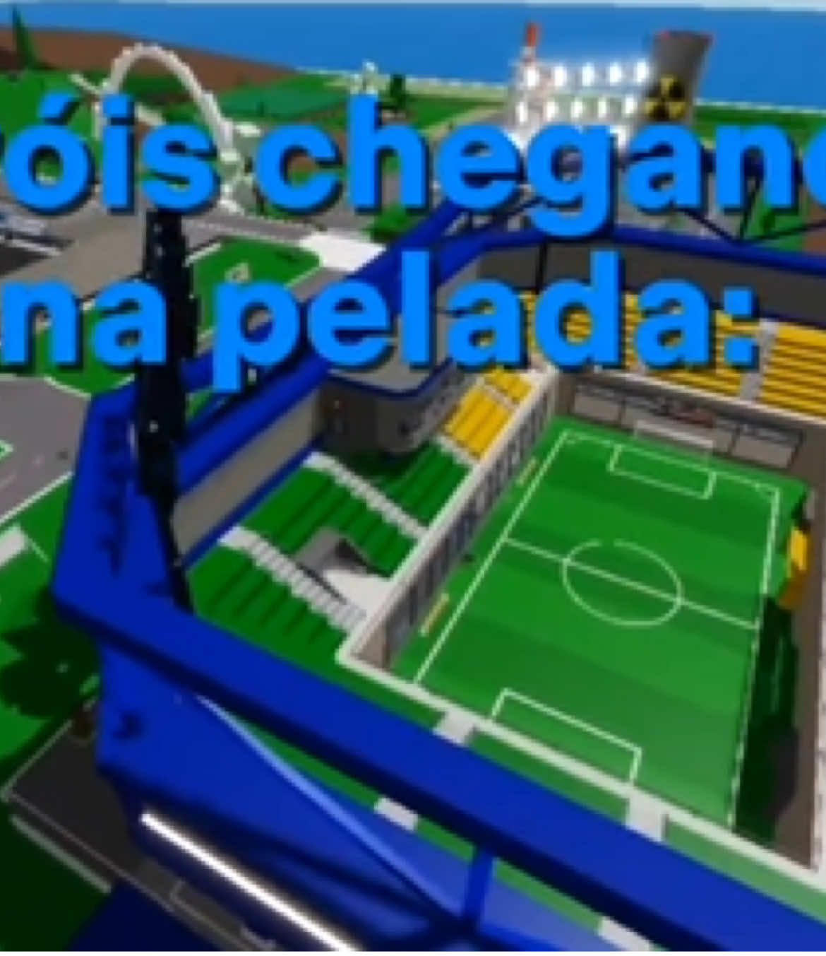 Heróis de Brookhaven York chegando pra pelada #brookhaven🏠rp #futebol 