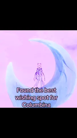 Look how pink so prettyyyy 💗🌸🌙🎀 #columbina #damselette #GenshinImpact #genshincolumbina #fyp 