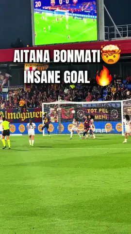 AITANA BONMATÍ 🤯 INSANE GOAL 🔥 #aitanabonmati #goal #fcb #WomensFootball #woso 