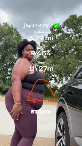 Haven’t posted about the journey but we’re still moving 💪🏽✨✅ #thegreatlockin #75softchallenge #weightlossjouney #plussizeedition 