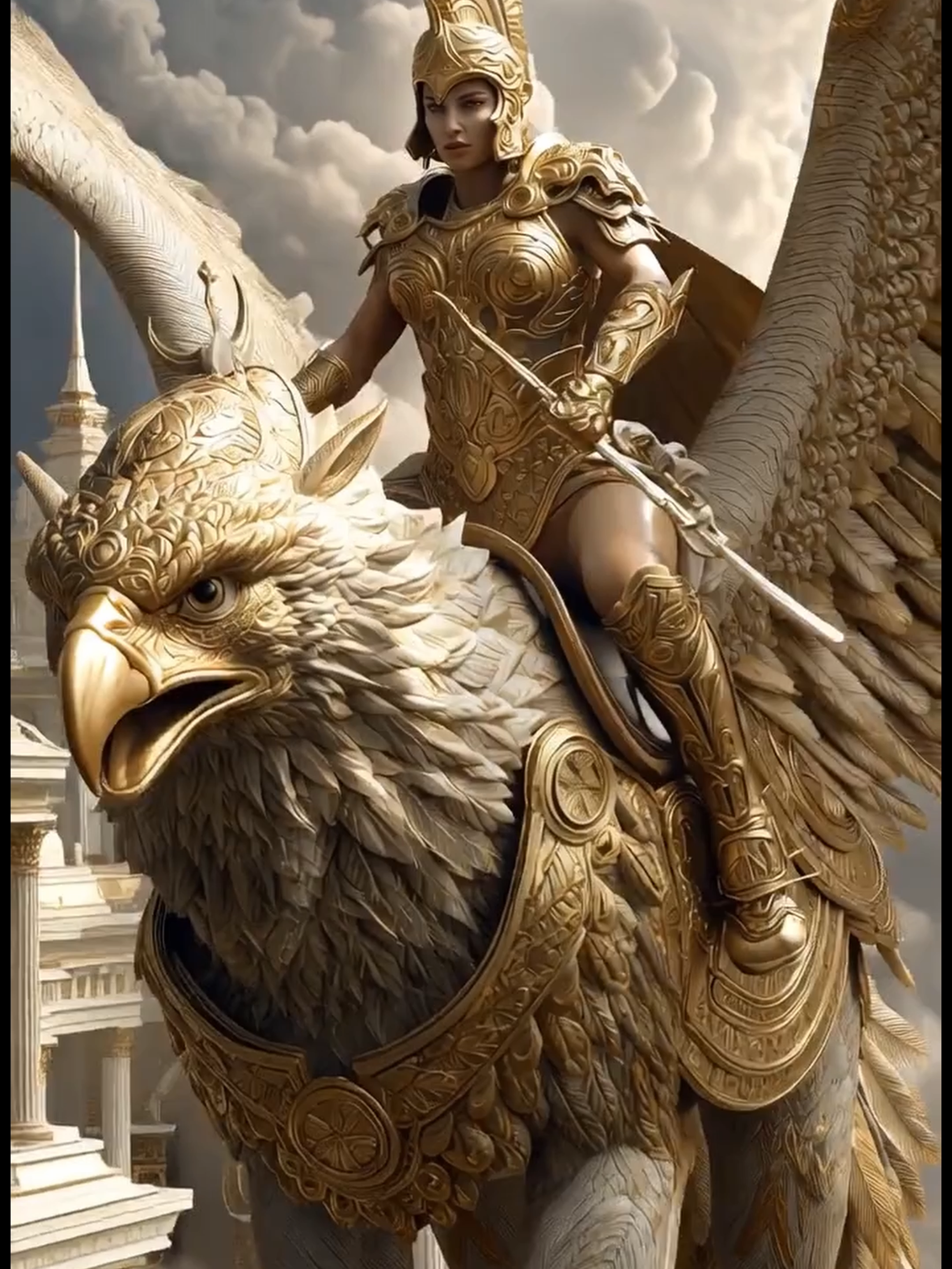 The Power of the Warrior Goddess#fyp #fantasyart #DivinePower #epicfantasy #fantasy #aiart #aicontent #aigenerated #ai