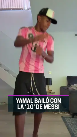 LAMINE YAMAL SE TIRÓ UNOS PASOS CON LA CAMISETA DE LIONEL MESSI 🤩