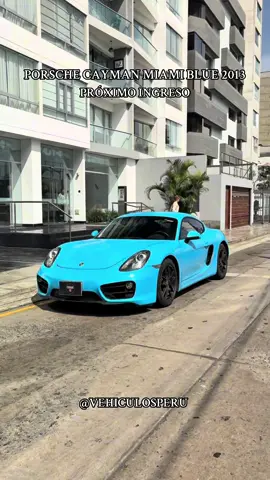 POCOS EN ESE COLOR 🩵🏎️ [EN VENTA] #vehiculosperu #parati #autos #porsche #porschecayman 