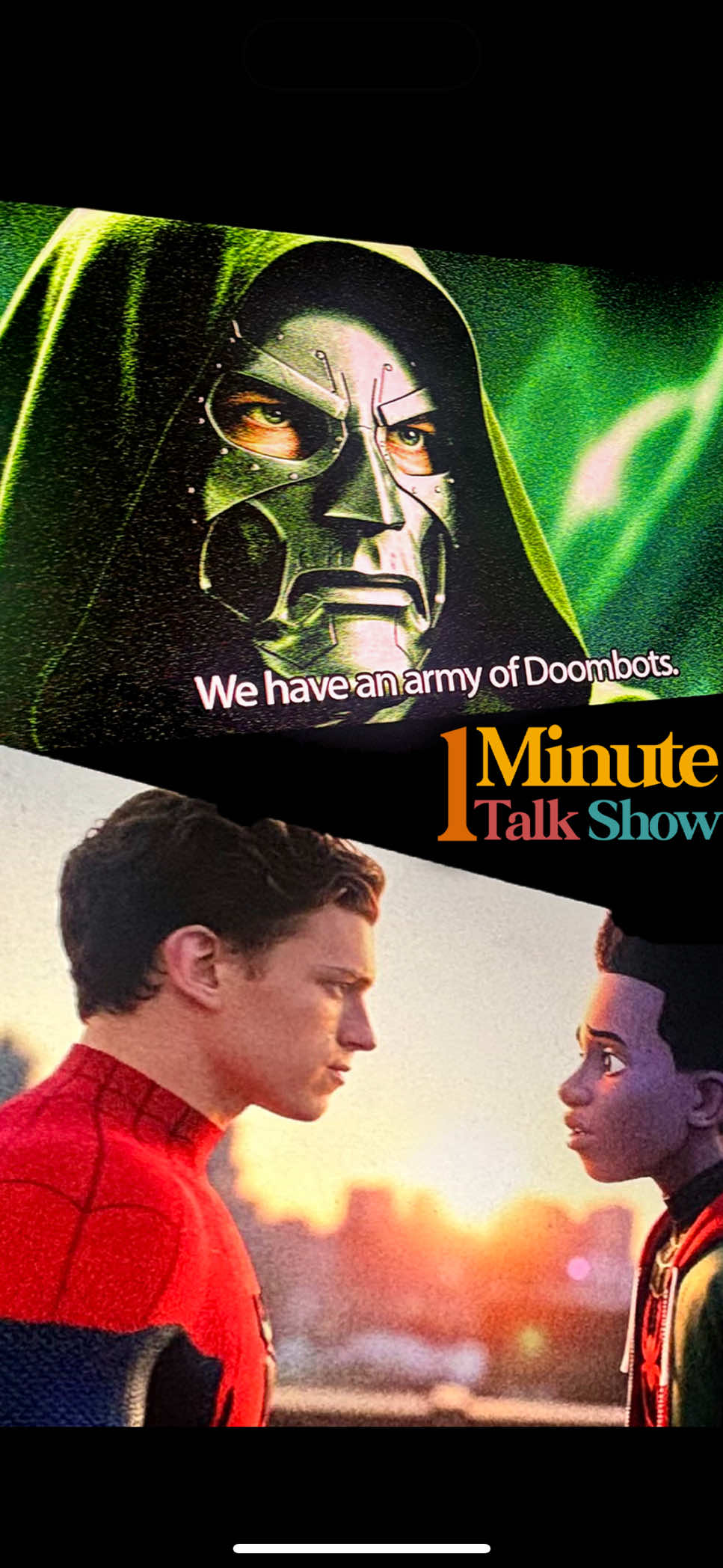 did the ending give anyone else chills or just us? . @Aiden Wall @sean  . #1mts #avengers #doomsday #spiderman #marvel 