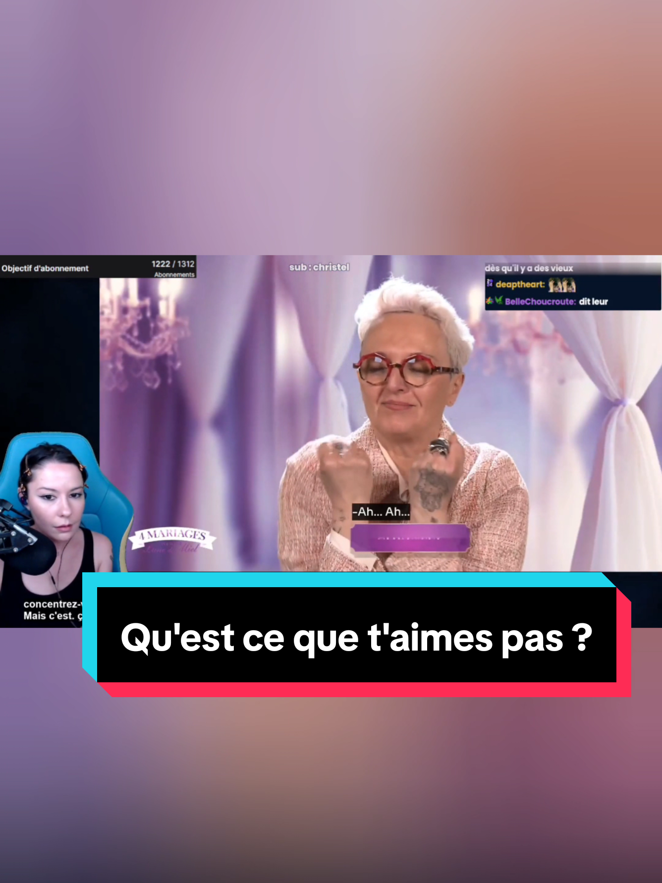 Un ptit Claude François pendant un mariage, vous aimez ? 🤡 #streamerfr #humour #clipsdetwitch #4mariagespour1lunedemiel  #opcrotte 
