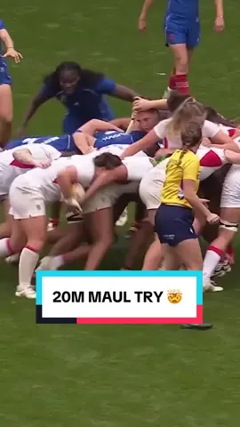 No stopping Amy Cokayne and the pack 💪 | #RWC2025 #RedRoses #englandrugby 